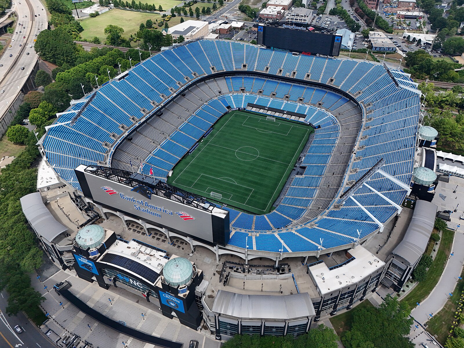 Bank of America Stadium stadium view
